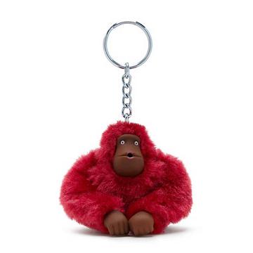 Kipling Sven Small Monkey Keychain Tillbehör Vinröda | SE 1197VR